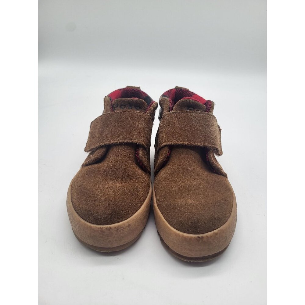Polo Ralph Lauren Toddler Boys SZ 7 Camdyn Brown Suede High-Top EZ Sneakers - Picture 2 of 11